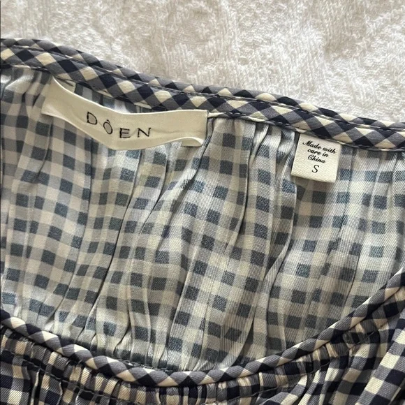 Doen Blue Gingham Dress - Picture 5 of 5